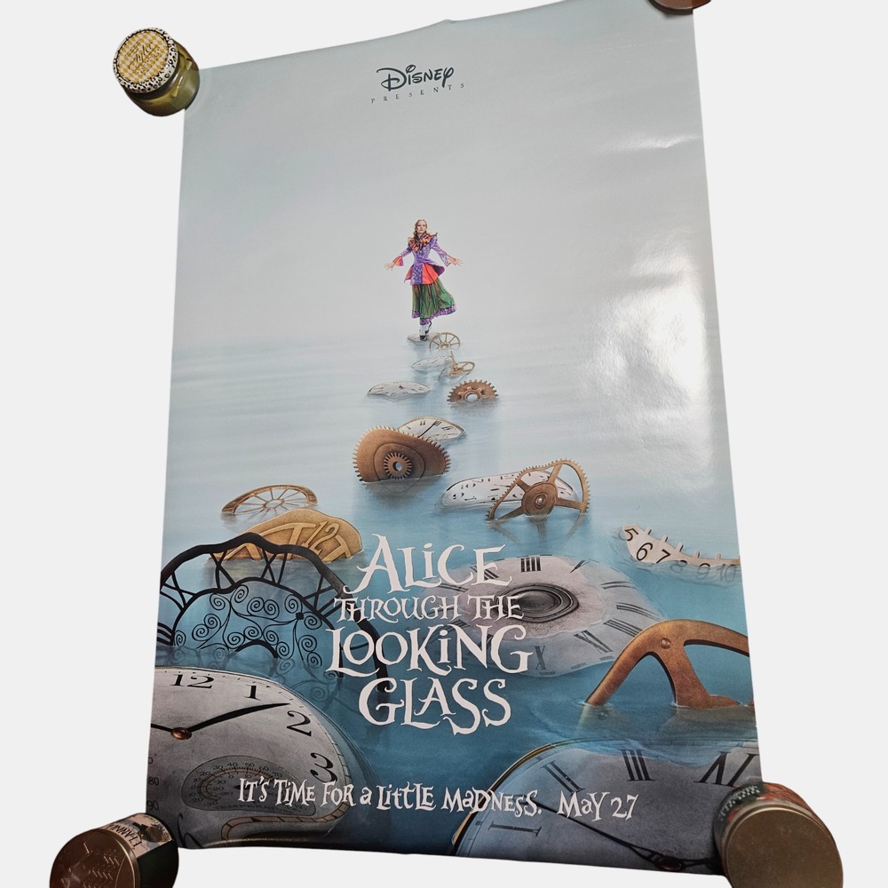 Alice‎ Through the Looking Glass 2016 Movie Poster 27x40 Mia Wasikowska, J. Depp